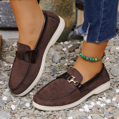 Fashion 2025 Women Slip-On Retro Casual Flats Shoes Outdoor Anti-slip Walking Sneakers Women Breathable Lightweight Comfortable Loafers