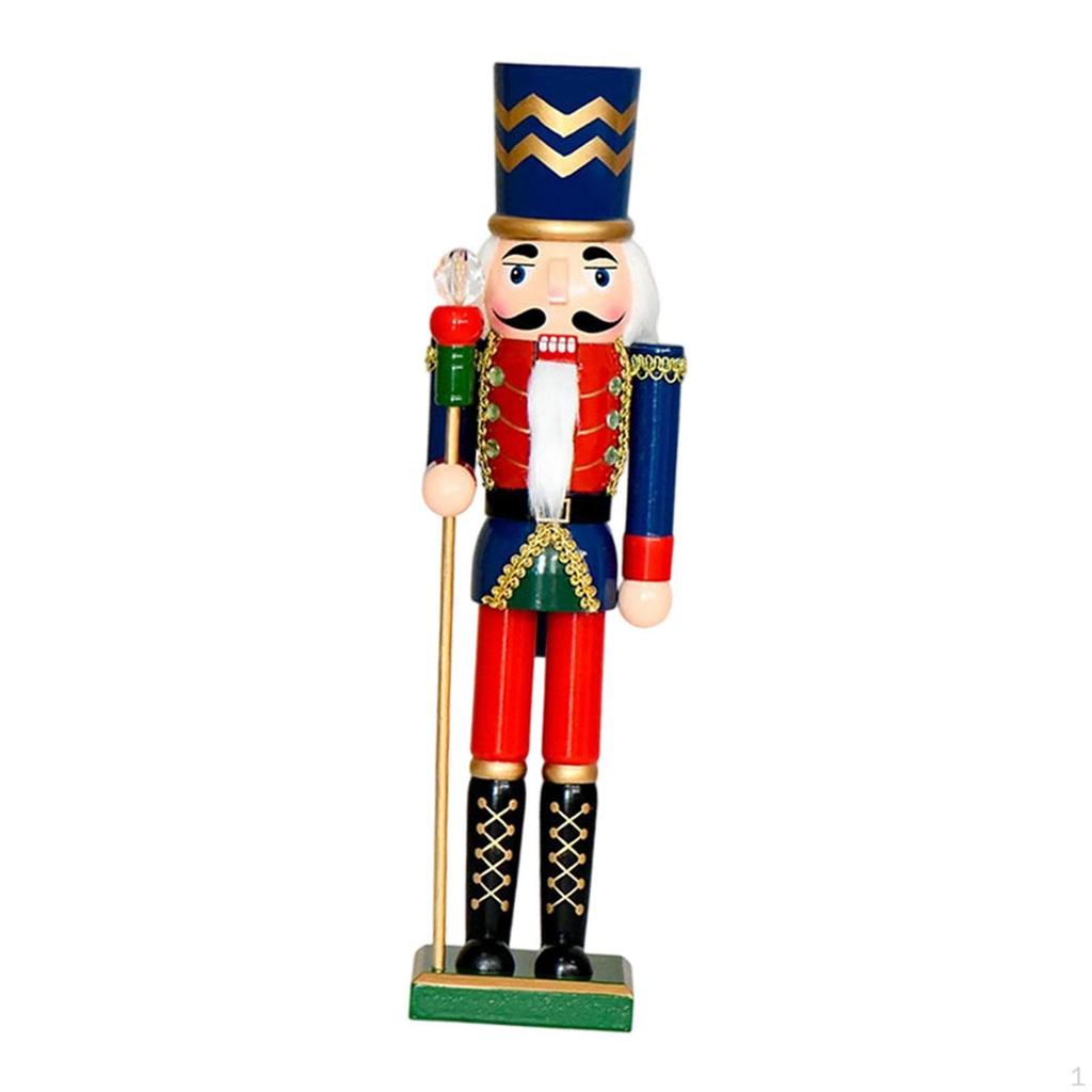 Christmas Nutcracker 15 Inch Collectibles Decoration Wooden Tabletop Ornament