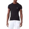 Emporio Armani Ss22 Solid Color Logo Print Crew Neck Casual Short Sleeve T-Shirt Men T-Shirts Black 111341-2R511-00020