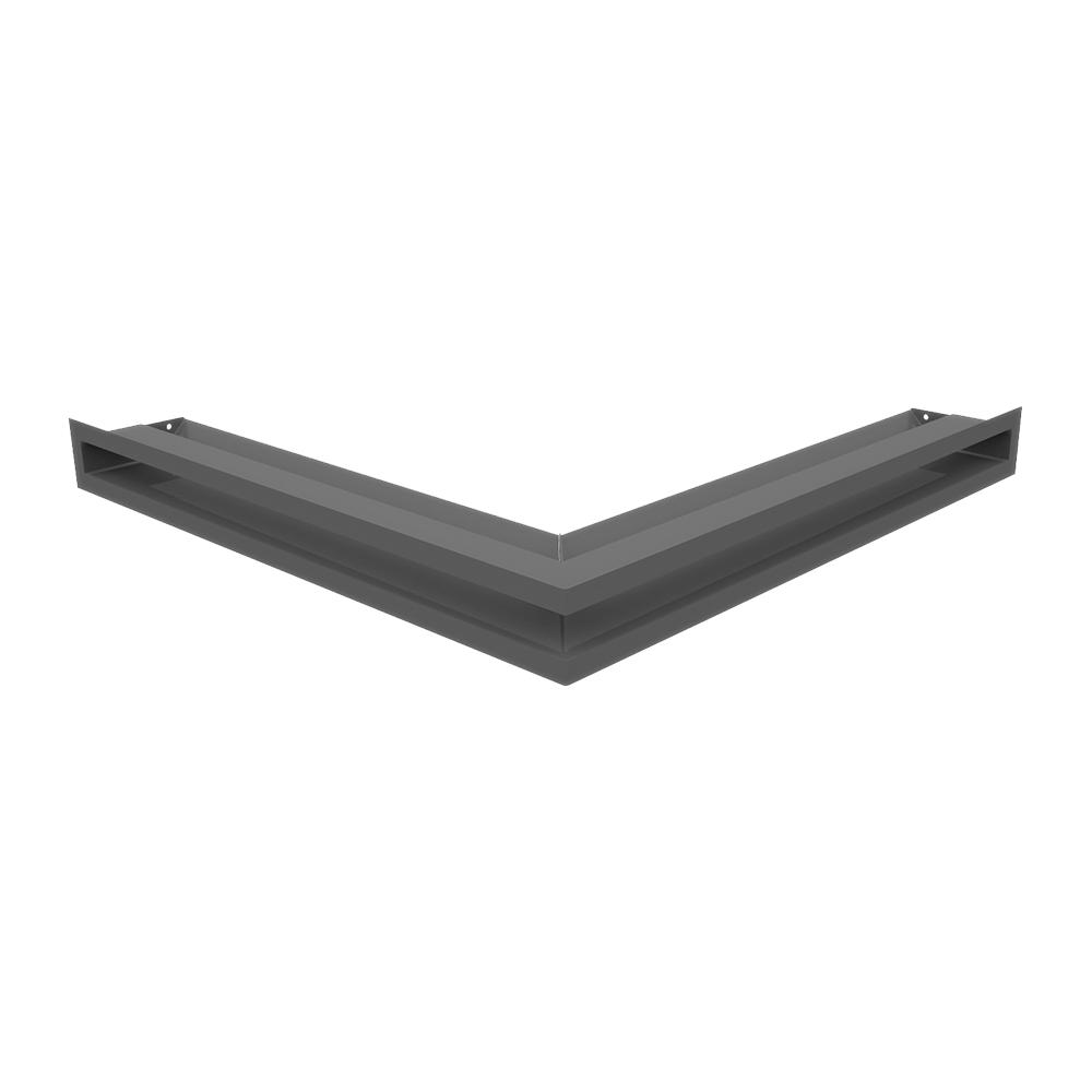 Vent Cover LUFT corner 56x56x6 graphite
