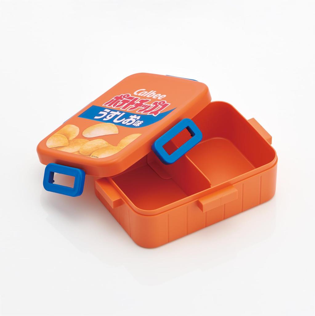 Skater Adult Bento with Dishwasher Made in Sweets Potato Lightly Salted Box, 650ml, 4-Point Lock, Safe, Japan, Series, Chips, Flavor, YZFL7-A