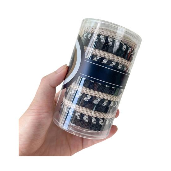 Hair Band 15Pcs High Elasticity Ropes, Thick Rubber Bands, Super Grip Non-deforming Rope No Slip Ties, Tangle Accessories for Running Climbing