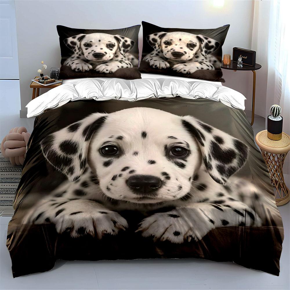 Close-Up Of Dalmatian'S Cute Paws Printed Duvet Cover Set1 Duvet Cover+2 Pillowcasemulti Size Bedroom Bedding Decor