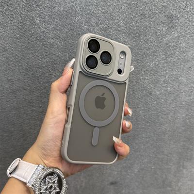 Luxury Magnetic Translunt Bumper Case For iPhone 17 16 15 14 13 12 Pro Max 16 Plus 17Pro 17 Air For Magsafe Matte Armor Cover