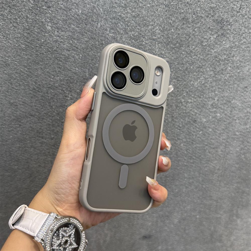 Luxury Magnetic Translunt Bumper Case For iPhone 17 16 15 14 13 12 Pro Max 16 Plus 17Pro 17 Air For Magsafe Matte Armor Cover