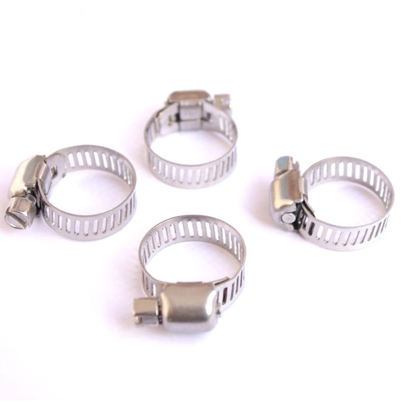 10x 1/2"-3/4" Stainless Steel Adjustable Drive Hose Clamp Fuel Line Worm Clip 10x 1/2"-3/4" Stainless Steel Adjustable Drive Hose Clamp Fuel Line Worm Clip
