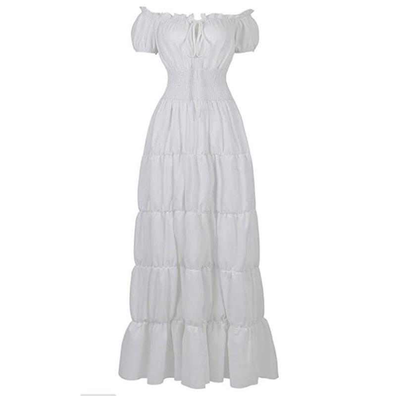 Medieval Renaissance Ladies' Long Costume Dress for Halloween Role Play
