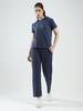 Womens Regular Fit Self Designed Coordinate Set