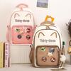 Lightweight School Backpack: Cute Cartoon Japanese Ita Bag with Large Capacity for Back-to-School