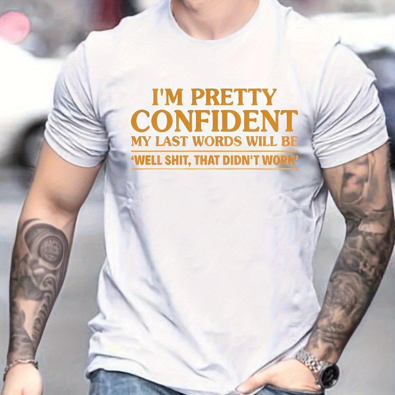 100% Cotton Men Oversized T-Shirt Print Men's Graphic Design O-Neck T Shirt Casual Comfy Tees Tshirts for Summer Men's Tops
