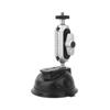 For Gopro13 DJI Action 4 Metal Car Suction Cup Mount Bracket 360 Adjustable 1/4 Standard Adapter for Insta360 X4 Ace Pro Car Cup