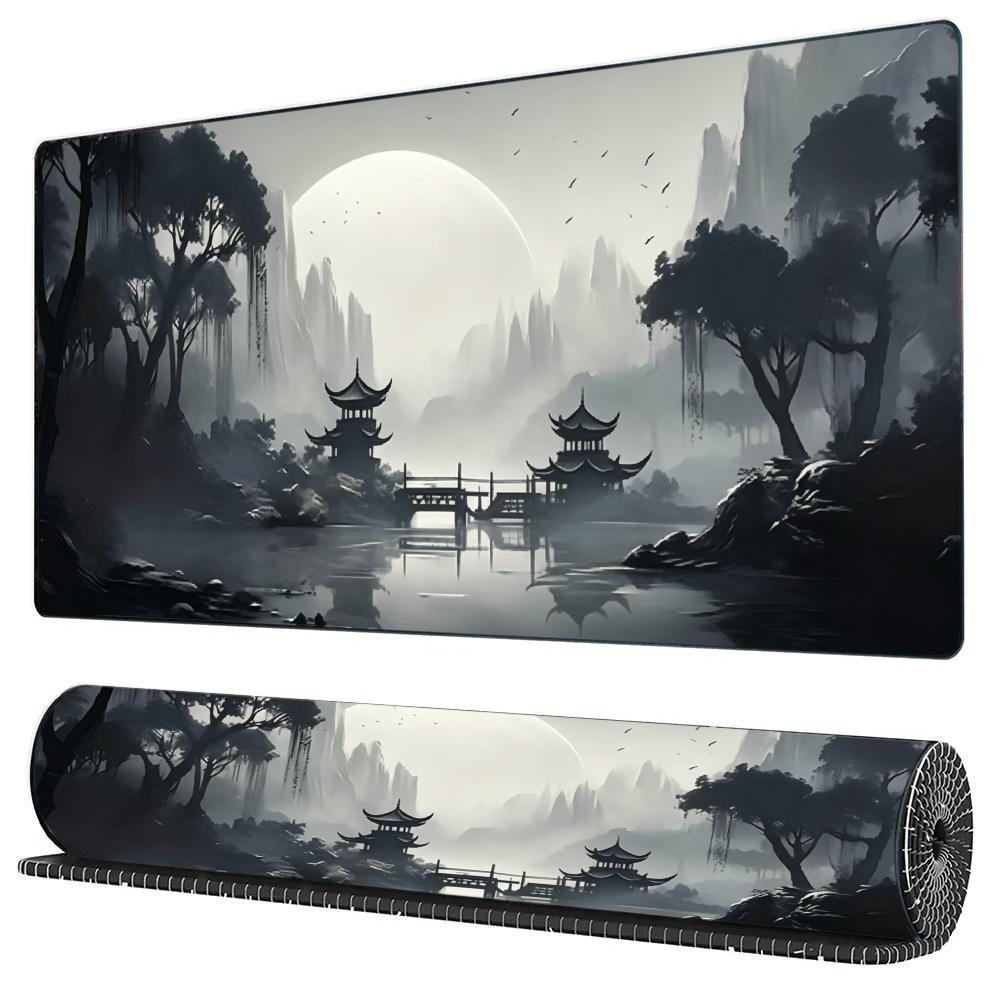 Landscape Painting MousePad Mouse Pad Large Computer Office Table Mats XXL Anti-slip HD Gaming Keyboard Mousepads Long Desk Mat