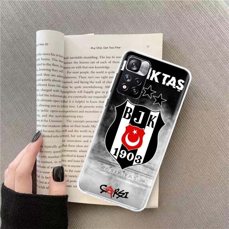 Fashion Besiktas BJK Phone Case For Xiaomi Poco F7 14 Ultra Mi 9T 12T 11T 13 15 Pro 12 11i 12X 10T 11 10 9 8 Lite 5G A3 CC9E Cov