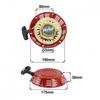 Red Recoil Starter Compatible with For Honda 160F 168F 1 168F Generator