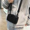 2025 spring fashion versatile commuter small bag women's solid color high texture women's shoulder messenger bag small square bag
