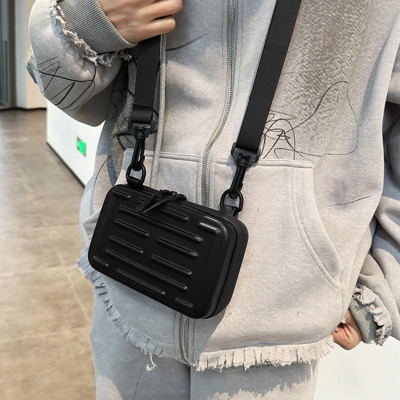 2025 spring fashion versatile commuter small bag women's solid color high texture women's shoulder messenger bag small square bag