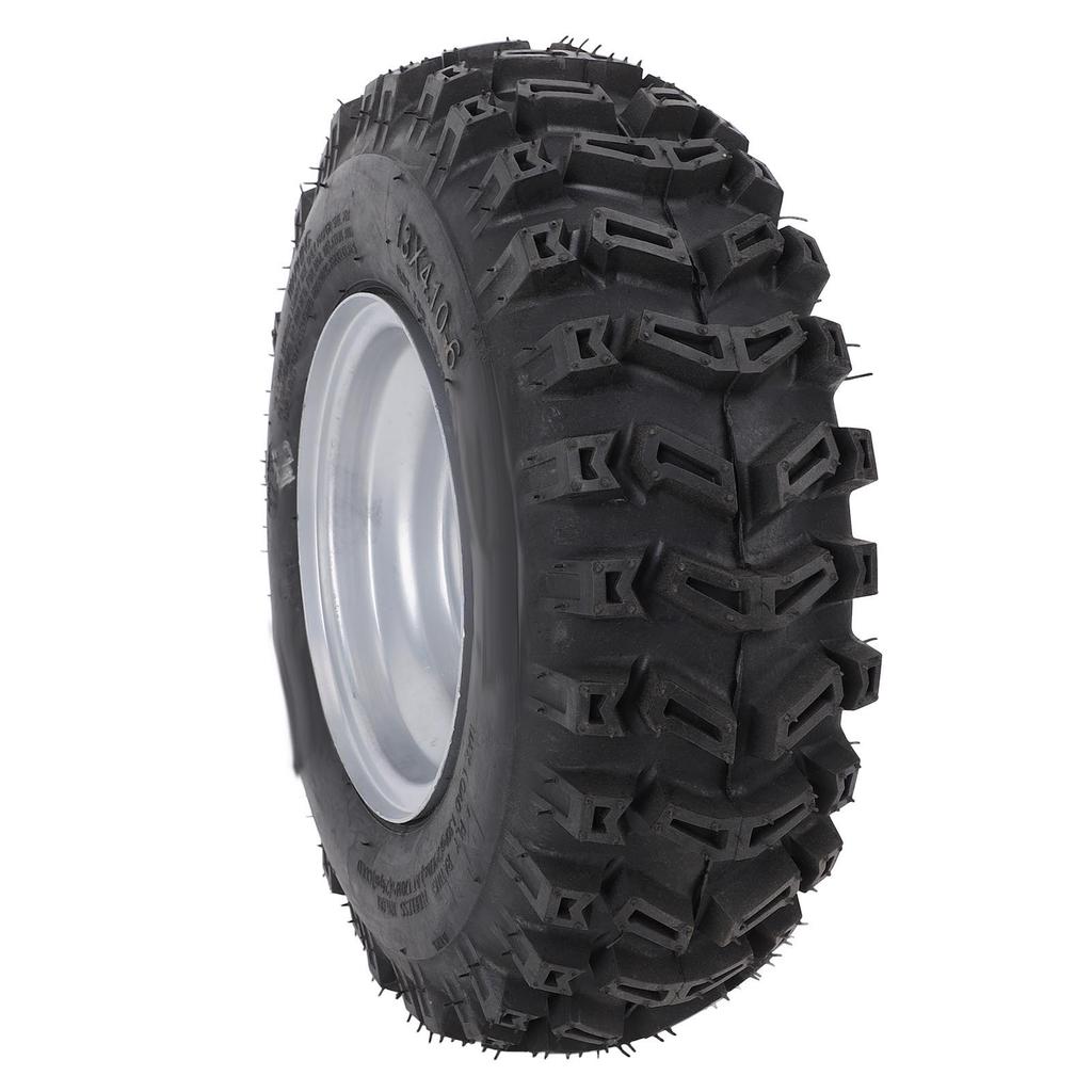 13x4.1 6 13 4.1 6 Tire Aluminum Alloy Tubeless Vacuum Tyre with Rims Anti Explosion Rubber Tires for ATV Quad Off Road