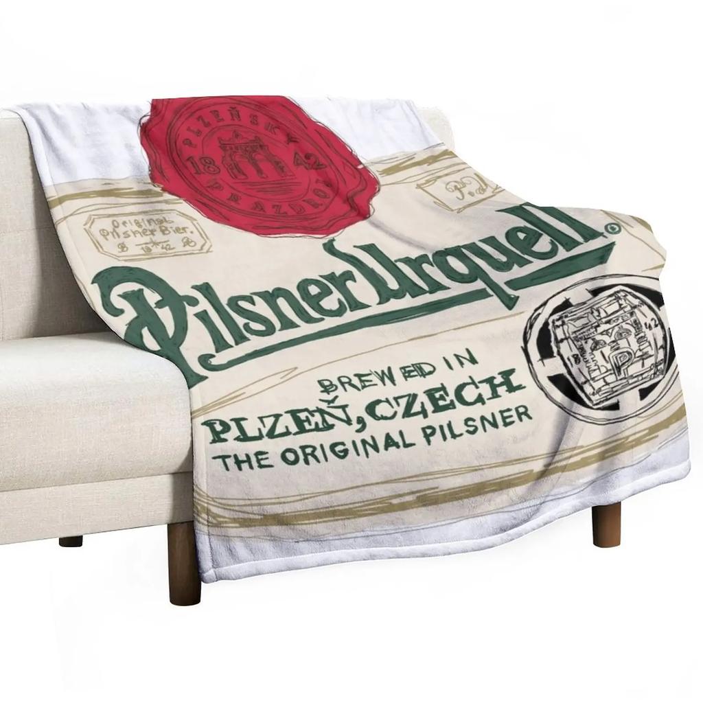 Pilsner Urquell POP Throw Blanket Decorative Throw Blanket Blanket For Baby Beach Blanket