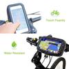 Waterproof Touch Screen Bicycle Motor Phone Holder Motorcycle Bike Handlebar Phone Case Bag For iPhone Samsung Phone Stand Mount