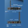 BT5.1 Wireless Receiver DAC Audio Converter Adapter Coaxial To R/L 3.5mm Aux Adapter with U Disk Play Remote Control