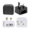 2pcs EU To UK Plug Adapters European To UK Set Universal Input Wall Socket