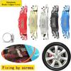 2PCS Universal 3D Aluminum Brake Caliper Cover Fixing By Screws Car Styling For Peugeot 207 308 407 206 307 607 RCZ 3008 4008