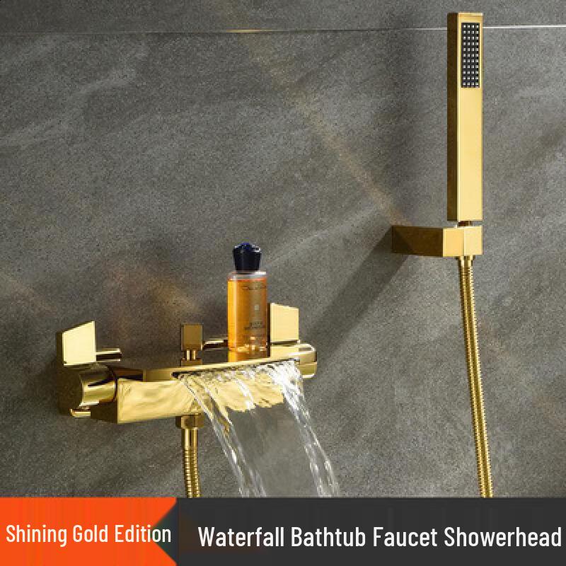 Wall-Mounted Bathtub Faucet with Shower Mixer