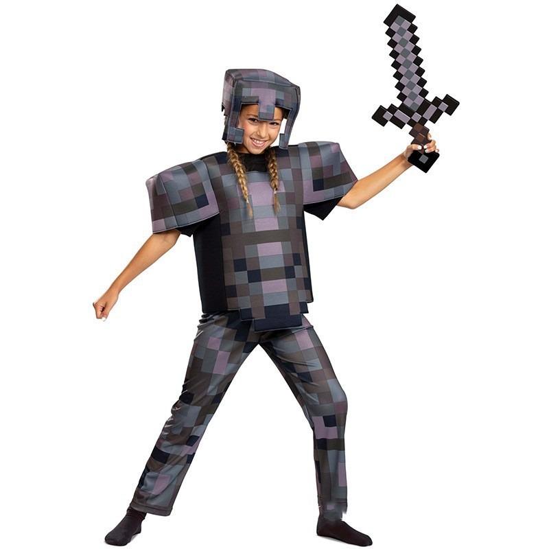 Halloween Minecraft Metal Armor Series Game Stage Role Performance Costume