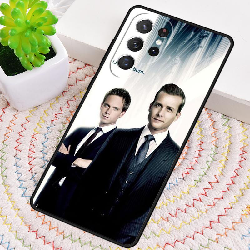 Suits TV Show TPU Phone Case For Samsung Galaxy note 10 pro S26 S25 S24 S23 S22 Ultra Plus S21 FE S20 Shockproof Cover