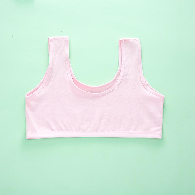 Cartoon Cotton Training Bra for Girls, Ages 11-12, Junior High - Medium/Large