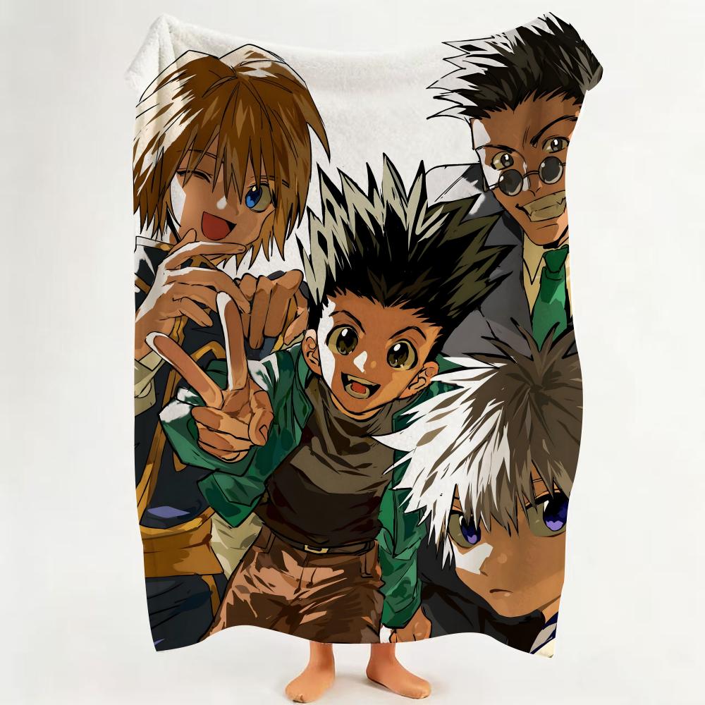Comic H Hunter H Hunter Throw Flannel Throw Blanket Suitable for Sofa Living Room Bedroom 75cmx90cm