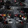 TRZX Carbon Fiber Rear Shock Damper Mount Upgrade Parts for Tamiya 112 Scale Lunchbox RC Cars (57409)