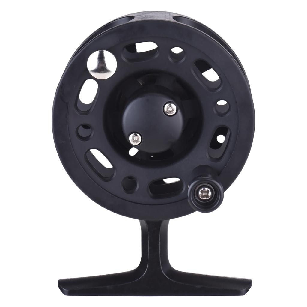 Fly Fishing Reel Front Fishing Wheel Plastic Ice Fishing Reel for Freshwater Saltwater 60mm