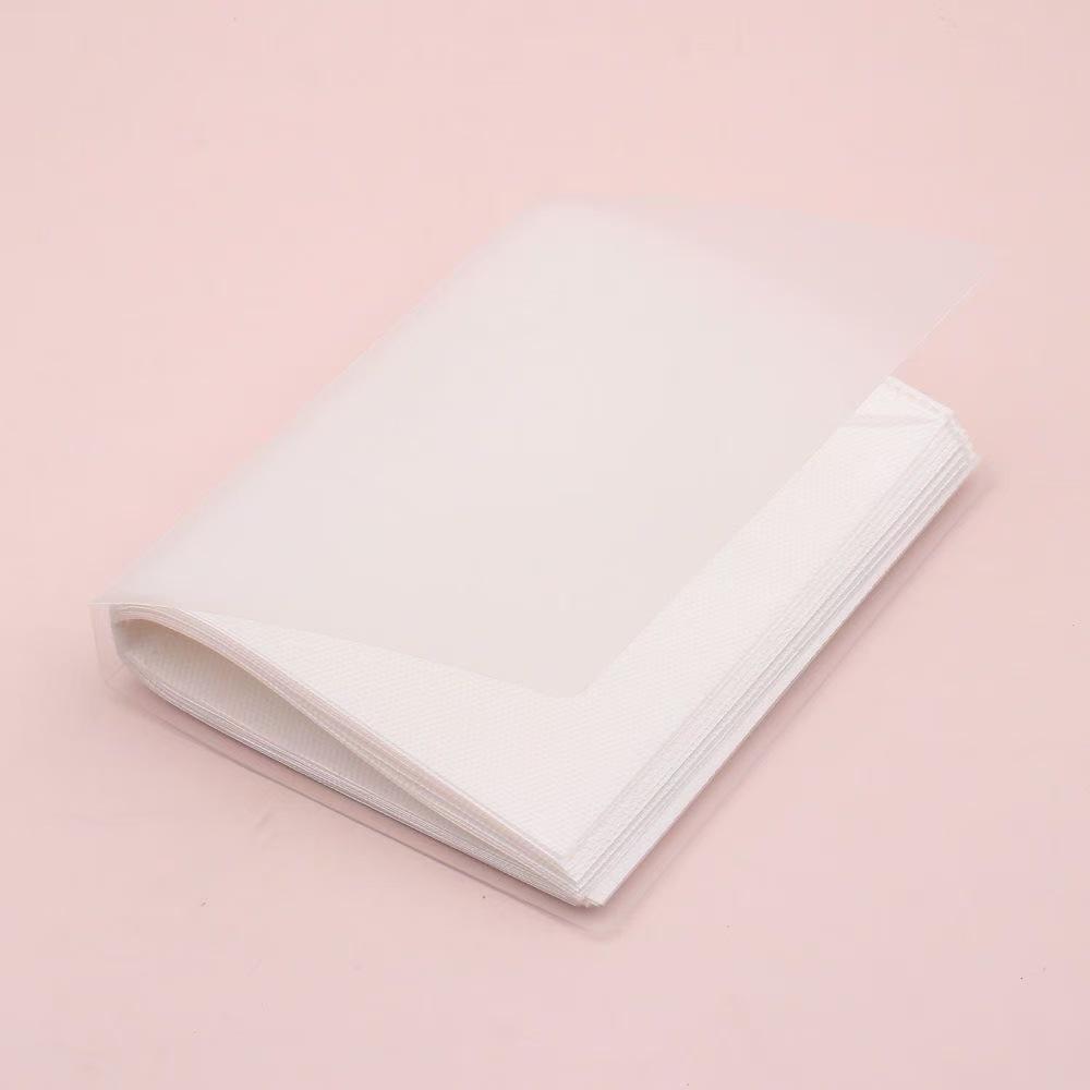 Nail Art Sticker Album: Frosted Cover Minimalist Portable Organizer