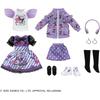 Takara Tomy Licca-chan Doll Cool Kuromi Outfit Set Casual Purple Dress 3 Years and Up
