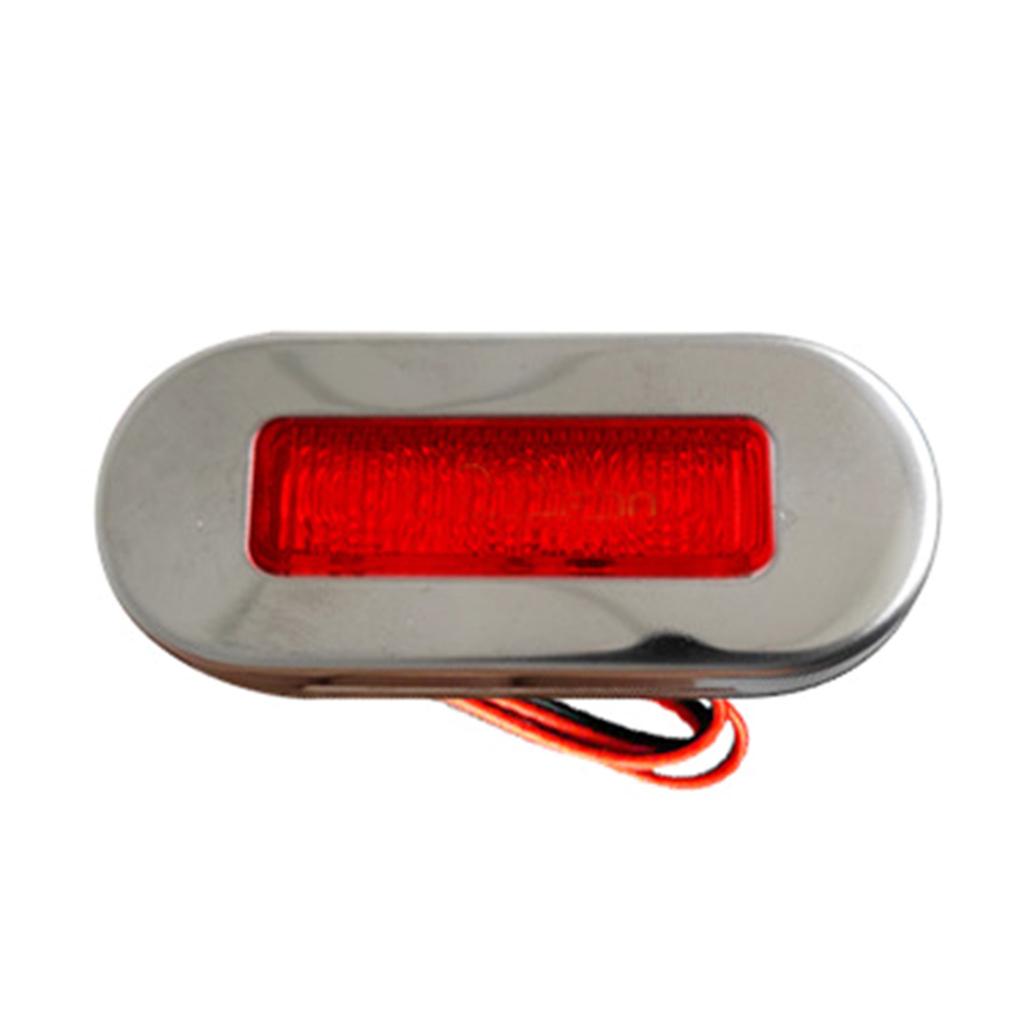 Edelstahl-Innenbeleuchtung, längliche 3-Zoll-LED-Gehweganzeige, Innen- und Außen-Innenbeleuchtung, Oberflächenmontagebeleuchtung