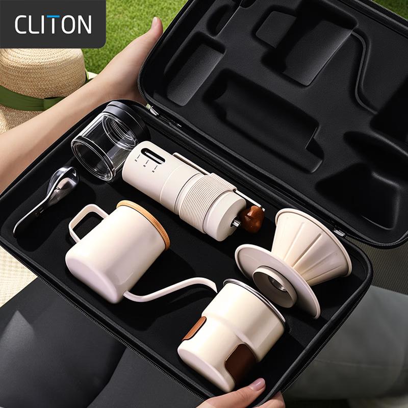 CLITON Coffee Grinder & Pour-Over Sets