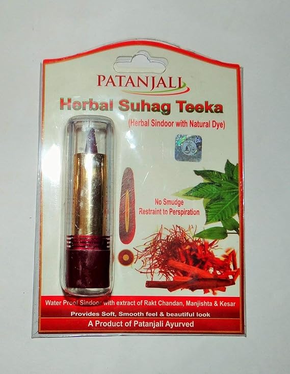 Patanjali Herbal Suhag Teeka - Pack of 1 - 3 GM 3 GM
