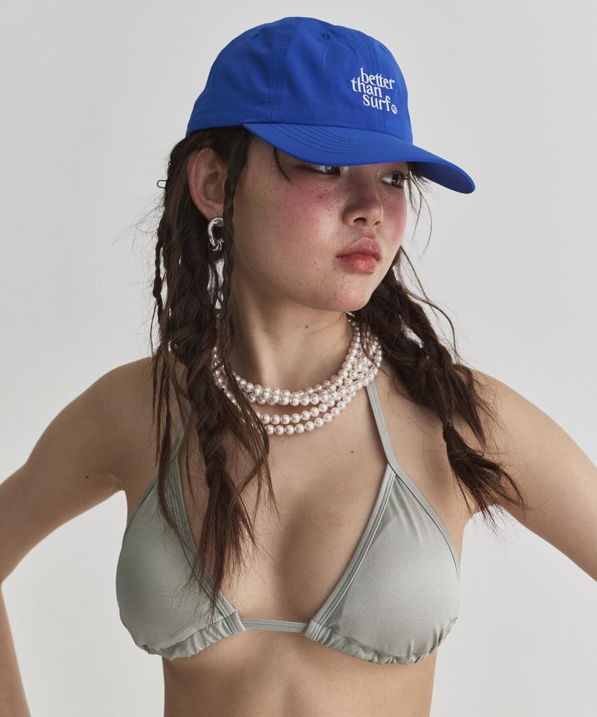BETTER THAN SURF Smile Logo Strandkappe - Blau