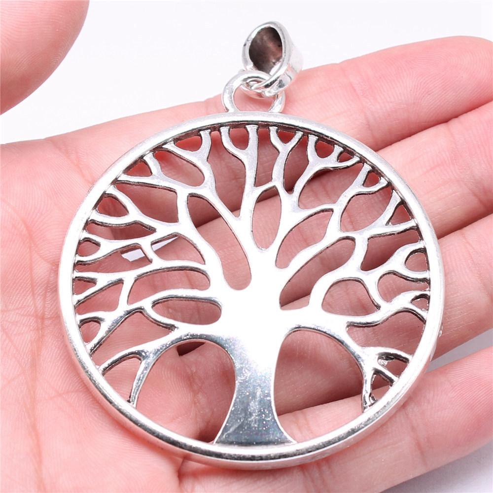 Charms Big Tree Of Life Pendants Wedding Jewelry Findings QC017