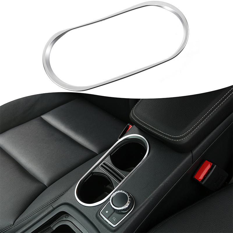 Center Control Cup Holder Cover Trim Sticker Drink Holder Frame For Mercedes Benz A GLA CLA Class W177 W176 H247 X156 C118 C117