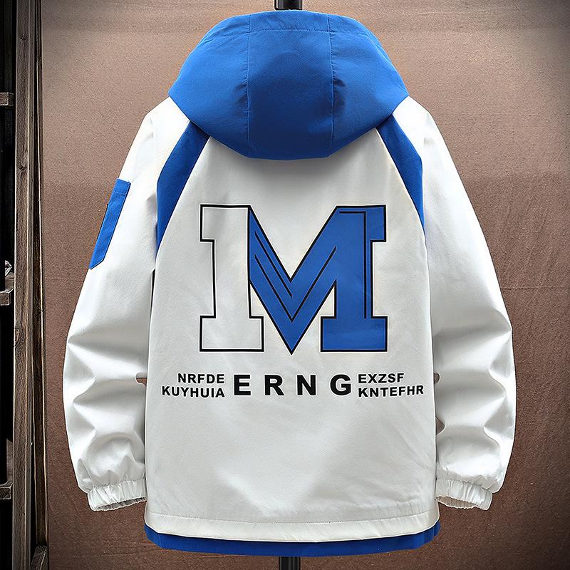 Herren Jugend Plus Samt Dicke Parka - Herbst & Winter Arbeitsjacke für Studenten