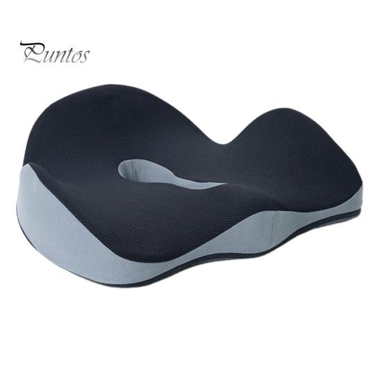Ergonomic Buttocks Cushion Hemorrhoid Seat Pad U-shaped Tailbone Pressure Relief Memory Foam Support Soft Back Pain Relief Slow Rebound Comfortable
