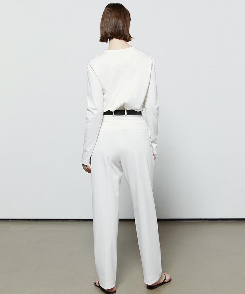 NOTIA Signature Silket T-Shirts - Ivory