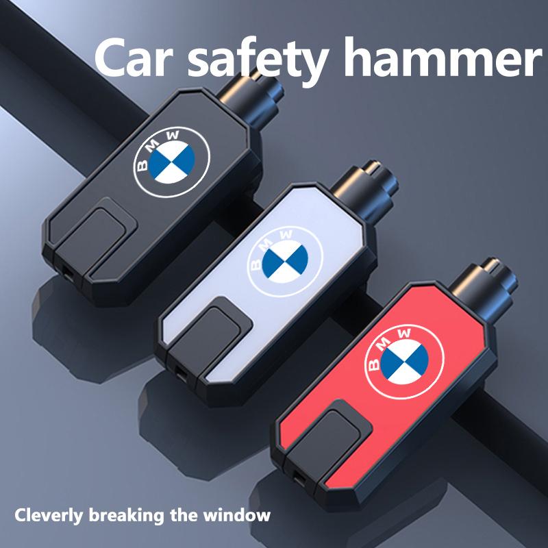 Car Safety Hammer Emergency Glass Window Break Seat Belt Cutter For BMW Performance M E87 E30 E46 E28 F35 G20 E93 F20 X3 X