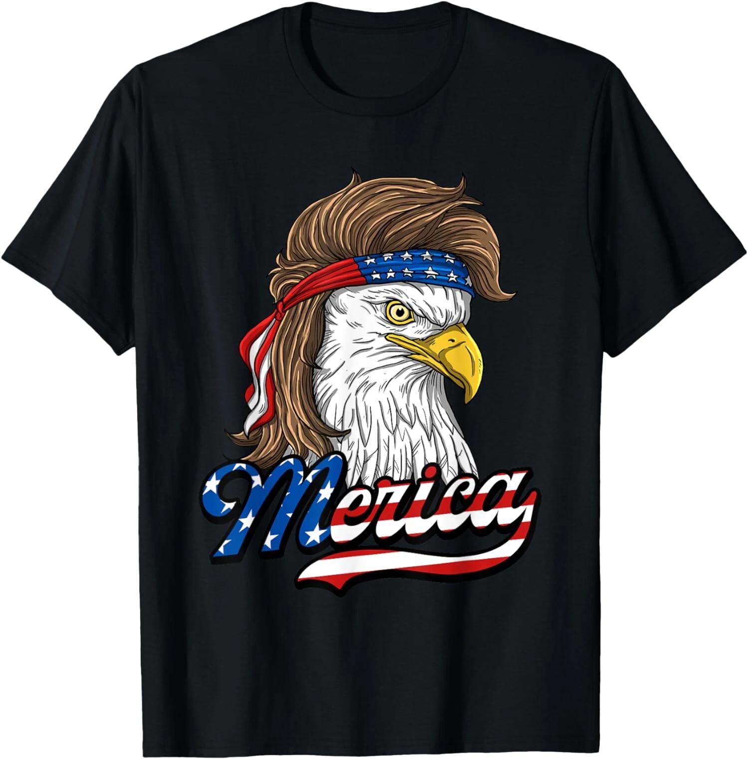Merica Patriotic USA Eagle Of Freedom, 4th of July T-Shirt XXXL