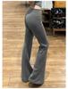 Women’s Fleece-Lined Micro-Flare Yoga Pants – High-Waisted, Slimming, Versatile for Autumn/Winter 2025