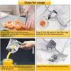 Manual Metal Juicer Squeezer Eco-Friendly Dishwasher Safe Kitchen Accessory Fruit Vegetable Orange Lemon Squeezing Portable