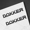 Car Metal Body For Dacia Dokker Logo Dci Camper Van Letter Decals Styling Badge Trunk Fender Emblems Sticker Accessories NN37