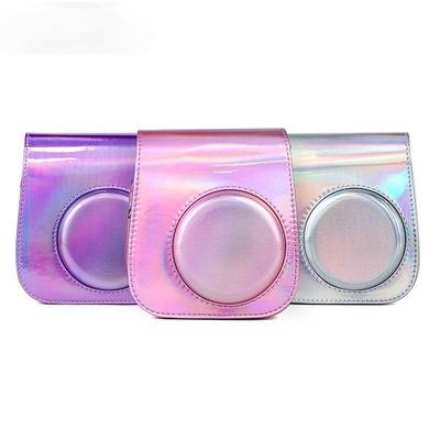 Husă din piele PU pentru aparate foto Geantă curea de umăr holografică Husă de protecție husă pentru camera Fujifilm Instax Mini 11 9 8